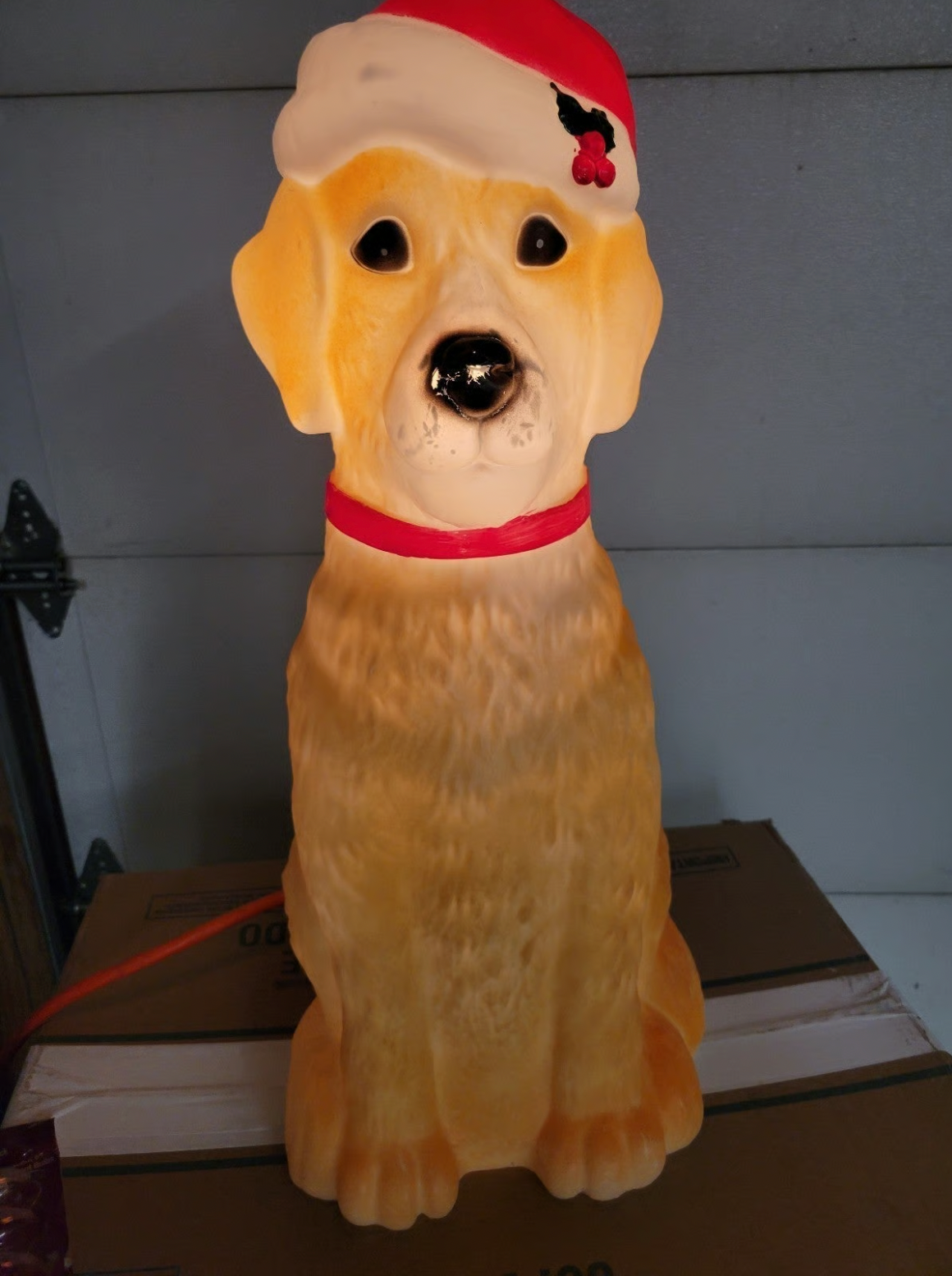 Christmas Labrador Lamp