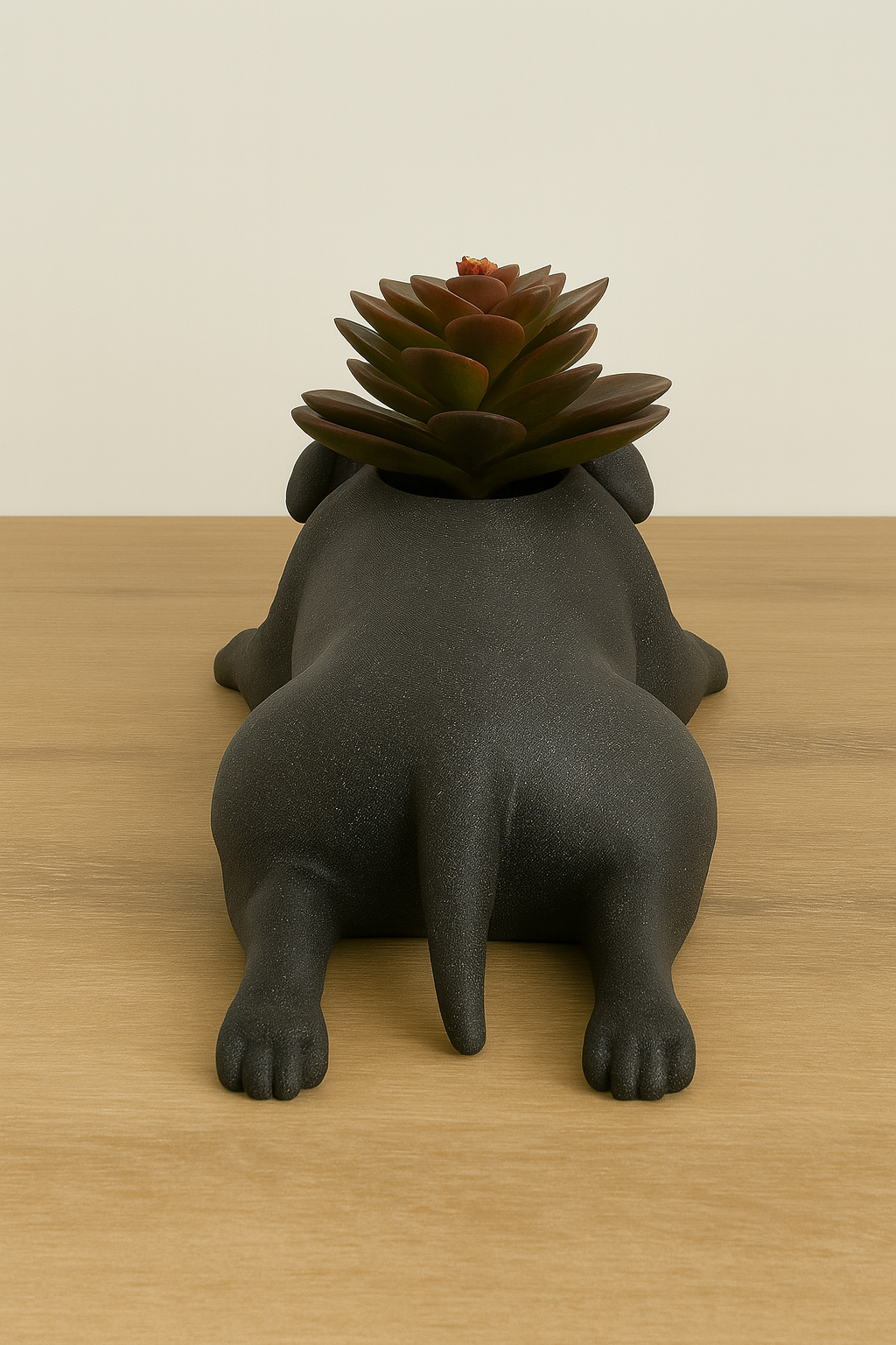 Sleeping Staffy Succulent Planter